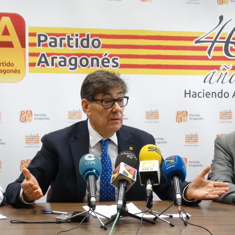 Arturo Aliaga, presidente del Partido Aragonés