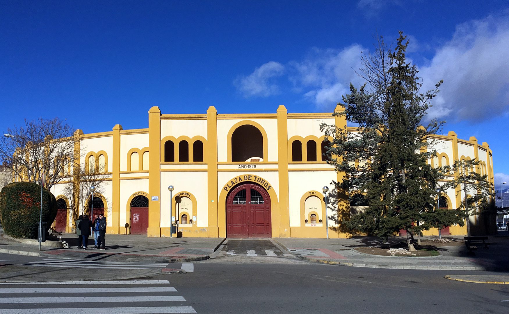 Imagen de la plaza de toros de Huesca