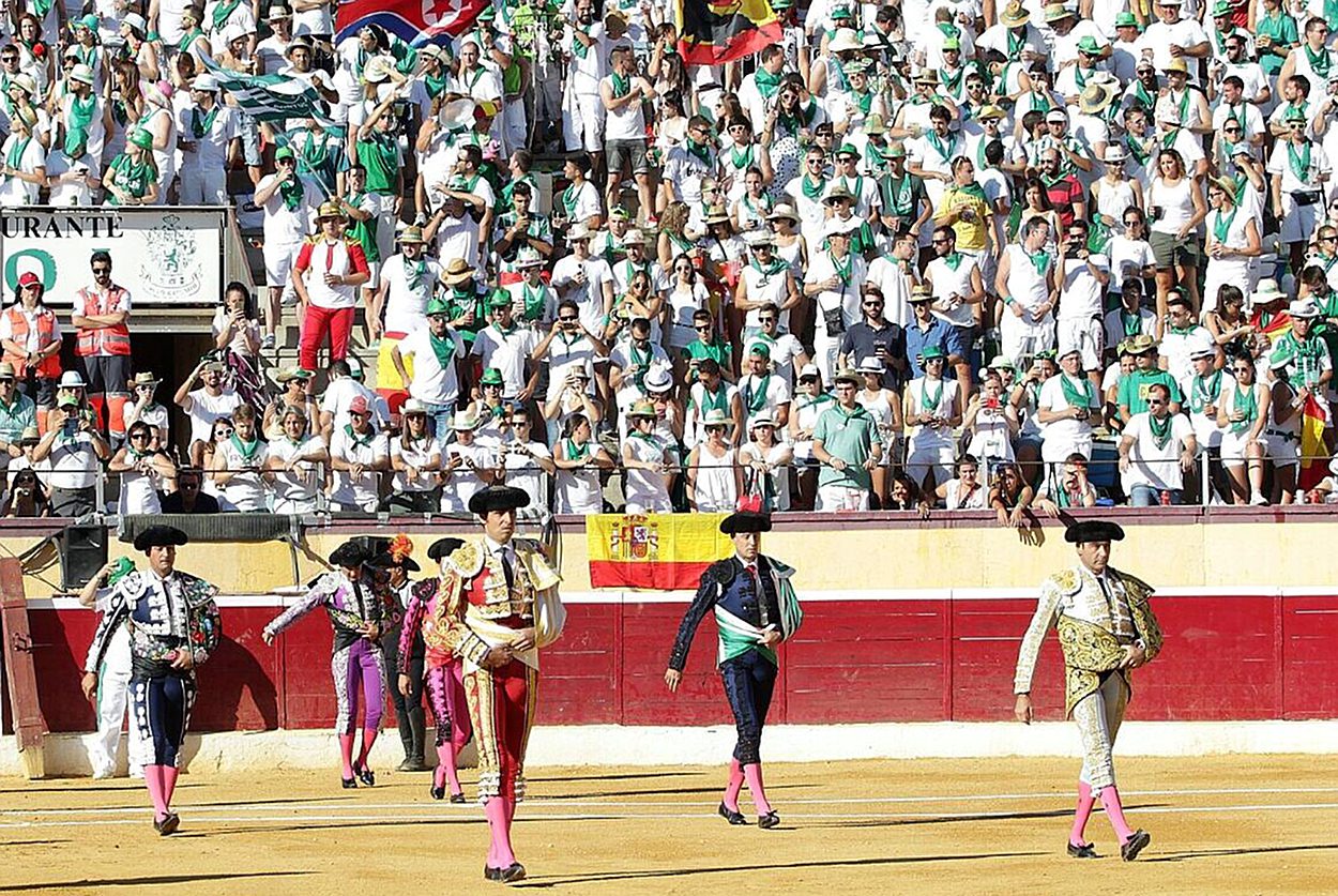 Imagen de la feria taurina de Huesca de 2017