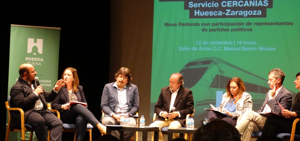 Alberto Izquierdo (PAR) reclama un proyecto de movilidad para Aragón que incluya los cercanías Huesca-Zaragoza